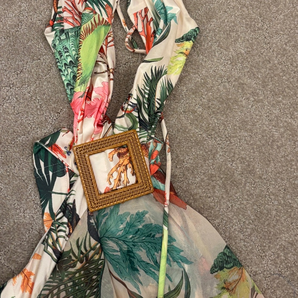 Ever After Sexy cut out white Floral dress